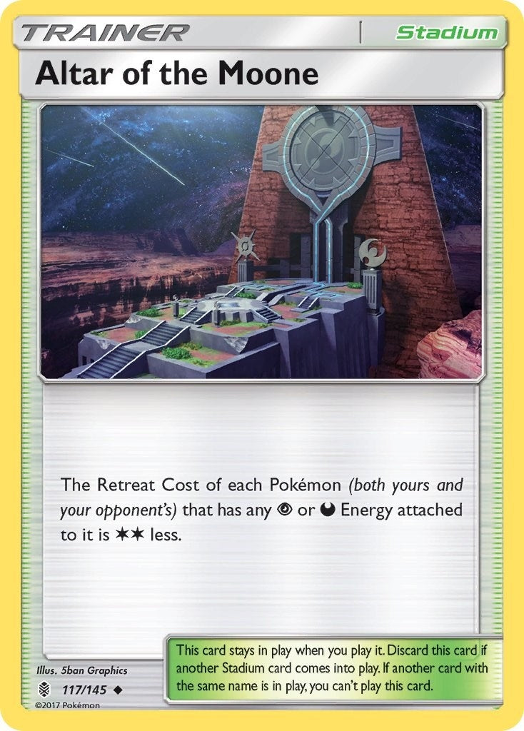 Image for Altar of the Moone (SM - Guardians Rising) (117/145) - Pokemon