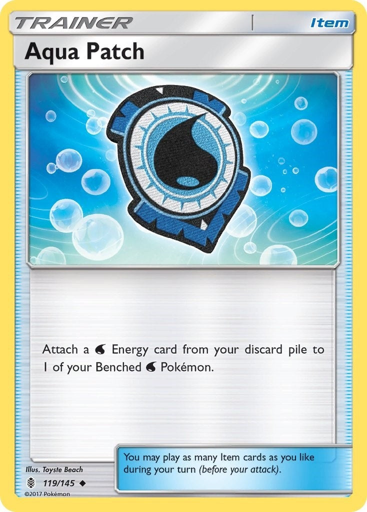 Image for Aqua Patch (SM - Guardians Rising) (119/145) - Pokemon