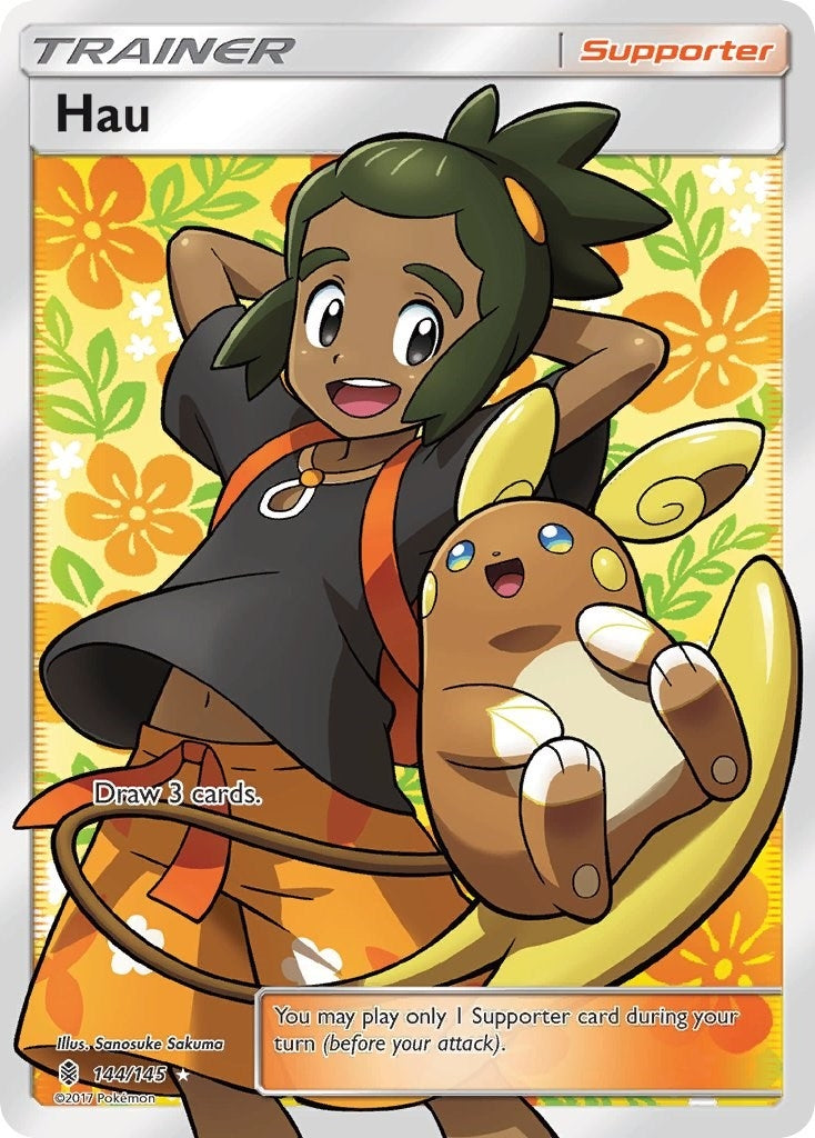 Image for Hau (Full Art) (SM - Guardians Rising) (144/145) - Pokemon