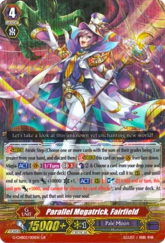Image for Parallel Megatrick, Fairfield (G-CHB03: Rummy Labyrinth Under the Moonlight) (G-CHB03/001EN) - Cardfight Vanguard