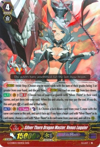 Image for Silver Thorn Dragon Master, Venus Luquier (G-CHB03: Rummy Labyrinth Under the Moonlight) (G-CHB03/003EN) - Cardfight Vanguard
