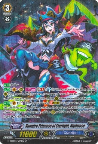 Image for Vampire Princess of Starlight, Nightrose (SP) (G-CHB03: Rummy Labyrinth Under the Moonlight) (G-CHB03/S04EN) - Cardfight Vanguard