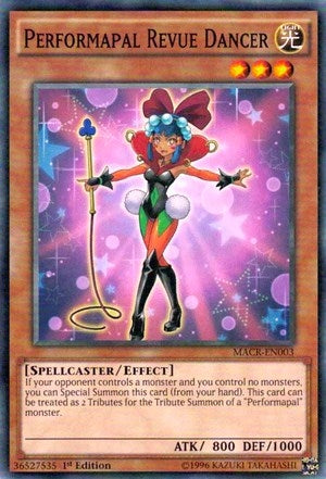 Image for Performapal Revue Dancer (Maximum Crisis) (MACR-EN003) - YuGiOh