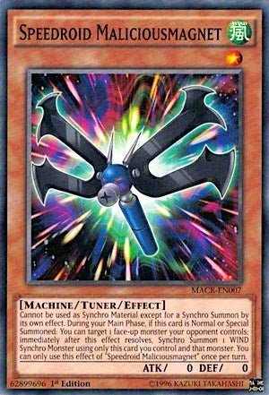 Image for Speedroid Maliciousmagnet (Maximum Crisis) (MACR-EN007) - YuGiOh