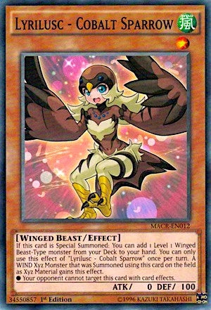 Image for Lyrilusc - Cobalt Sparrow (Maximum Crisis) (MACR-EN012) - YuGiOh