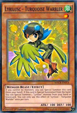 Image for Lyrilusc - Turquoise Warbler (Maximum Crisis) (MACR-EN014) - YuGiOh