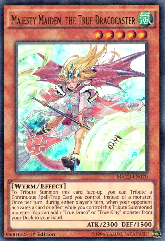 Image for Majesty Maiden, the True Dracocaster (Maximum Crisis) (MACR-EN020) - YuGiOh