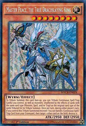 Image for Master Peace, the True Dracoslaying King (Maximum Crisis) (MACR-EN024) - YuGiOh