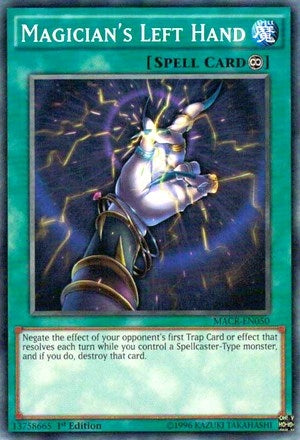 Image for Magician's Left Hand (Maximum Crisis) (MACR-EN050) - YuGiOh