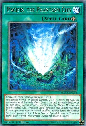 Image for Pacifis, the Phantasm City (Maximum Crisis) (MACR-EN056) - YuGiOh