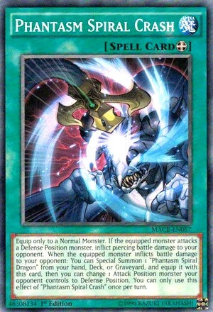 Image for Phantasm Spiral Crash (Maximum Crisis) (MACR-EN057) - YuGiOh