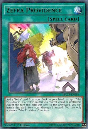 Image for Zefra Providence (Maximum Crisis) (MACR-EN061) - YuGiOh