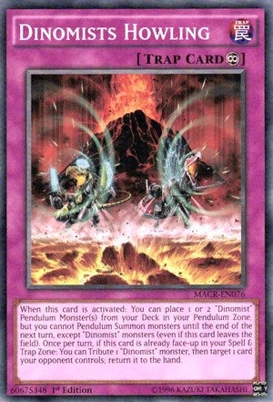 Image for Dinomists Howling (Maximum Crisis) (MACR-EN076) - YuGiOh