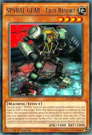 Image for SPYRAL GEAR - Last Resort (Maximum Crisis) (MACR-EN087) - YuGiOh