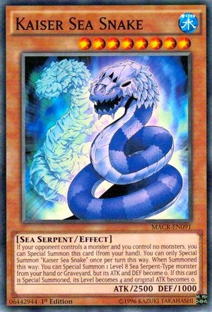 Image for Kaiser Sea Snake (Maximum Crisis) (MACR-EN091) - YuGiOh