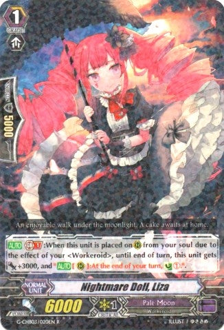 Image for Nightmare Doll, Liza (G-CHB03: Rummy Labyrinth Under the Moonlight) (G-CHB03/020EN) - Cardfight Vanguard