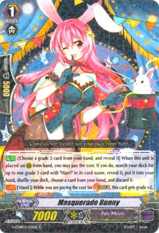 Image for Masquerade Bunny (G-CHB03: Rummy Labyrinth Under the Moonlight) (G-CHB03/021EN) - Cardfight Vanguard