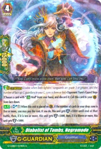 Image for Diabolist of Tombs, Negromode (G-CHB03: Rummy Labyrinth Under the Moonlight) (G-CHB03/024EN) - Cardfight Vanguard