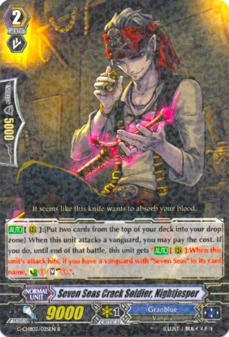Image for Seven Seas Crack Soldier, Nightjasper (G-CHB03: Rummy Labyrinth Under the Moonlight) (G-CHB03/025EN) - Cardfight Vanguard