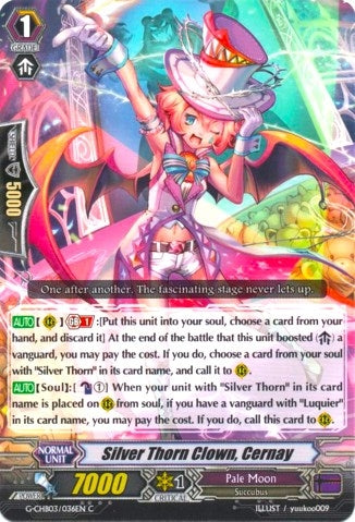 Image for Silver Thorn Clown, Cernay (G-CHB03: Rummy Labyrinth Under the Moonlight) (G-CHB03/036EN) - Cardfight Vanguard