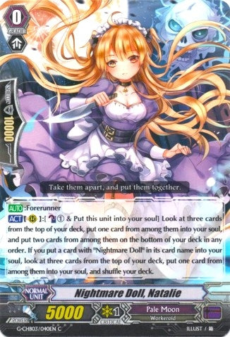 Image for Nightmare Doll, Natalie (G-CHB03: Rummy Labyrinth Under the Moonlight) (G-CHB03/040EN) - Cardfight Vanguard