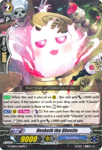 Image for Hesketh the Ghostie (G-CHB03: Rummy Labyrinth Under the Moonlight) (G-CHB03/048EN) - Cardfight Vanguard