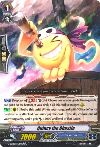 Image for Quincy the Ghostie (G-CHB03: Rummy Labyrinth Under the Moonlight) (G-CHB03/050EN) - Cardfight Vanguard