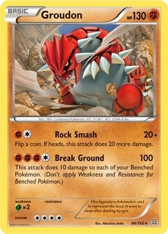 Image for Groudon - 84/160 (XY Primal Clash) (Deck Exclusives) (084/160) - Pokemon