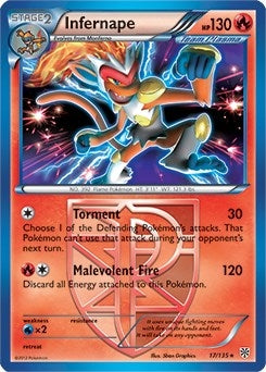Image for Infernape - 17/135 (BW Plasma Storm) (Deck Exclusives) (017/135) - Pokemon