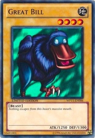 Image for Great Bill (World Championship 2011 Card Pack) (WP11-EN006) - YuGiOh