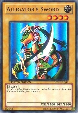 Image for Alligator's Sword (World Championship 2011 Card Pack) (WP11-EN012) - YuGiOh