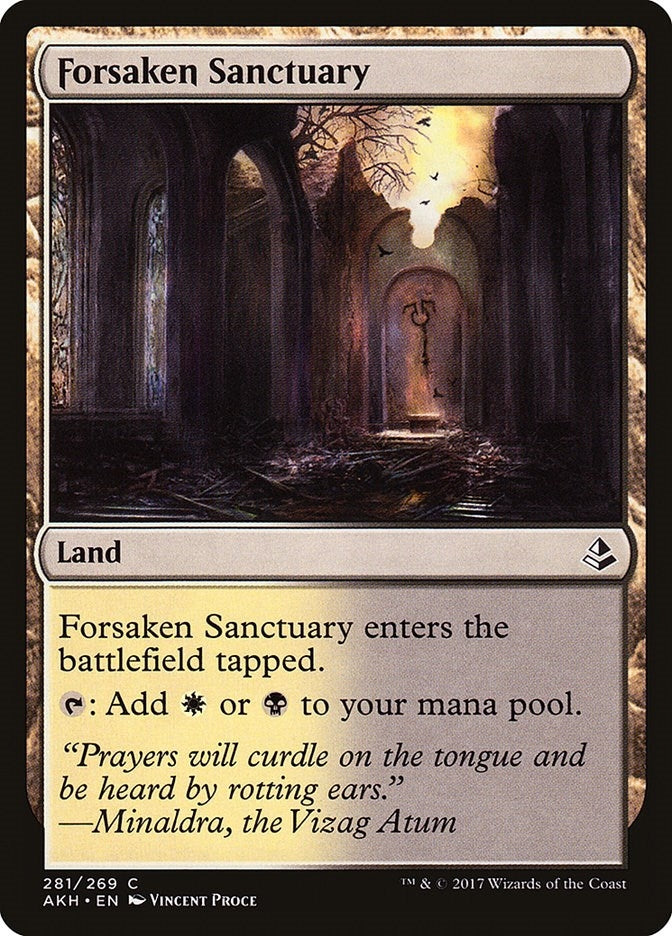 Image for Forsaken Sanctuary (Amonkhet) (281) - Magic: The Gathering