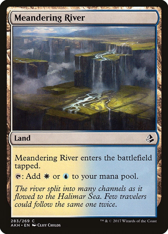 Image for Meandering River (Amonkhet) (283) - Magic: The Gathering