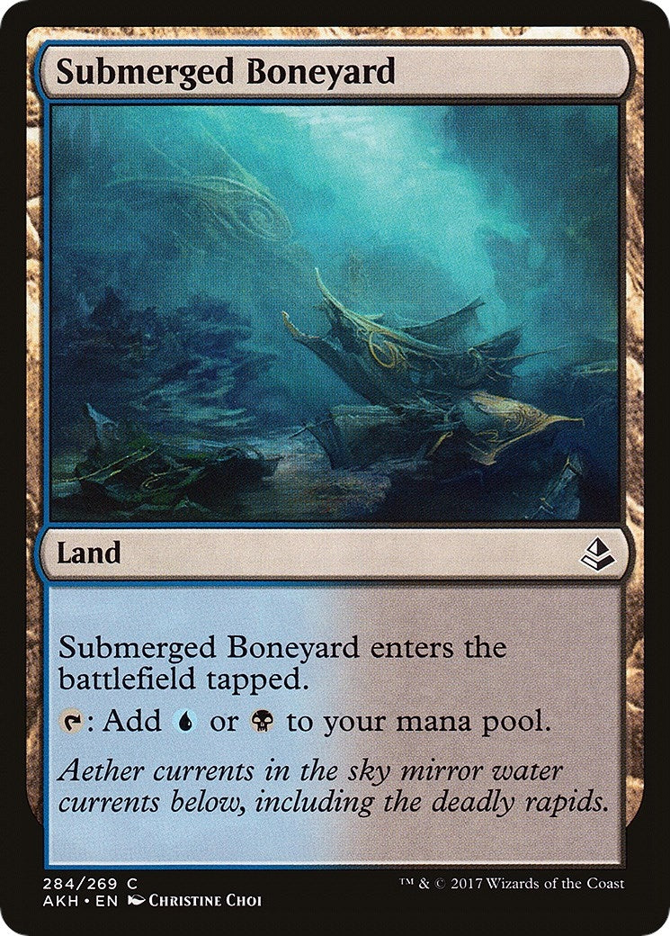 Image for Submerged Boneyard (Amonkhet) (284) - Magic: The Gathering