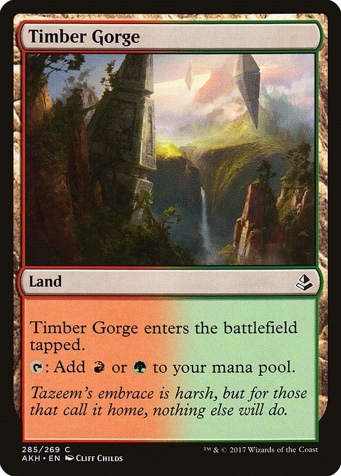 Image for Timber Gorge (Amonkhet) (285) - Magic: The Gathering
