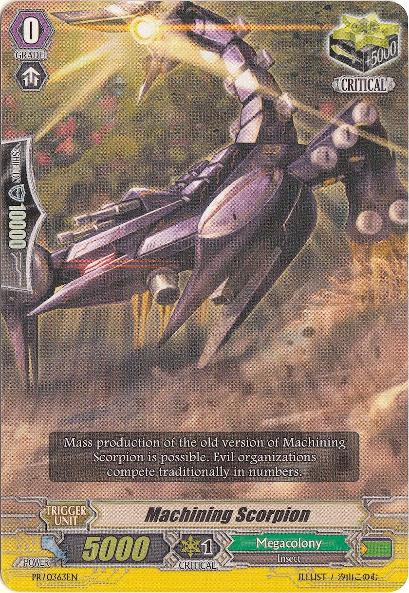 Image for Machining Scorpion (Promo Cards) (PR/0363EN) - Cardfight Vanguard