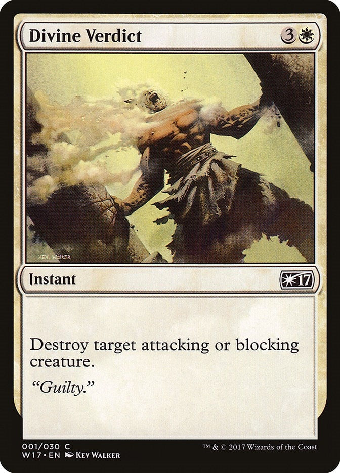 Image for Divine Verdict (Welcome Deck 2017) (1) - Magic: The Gathering