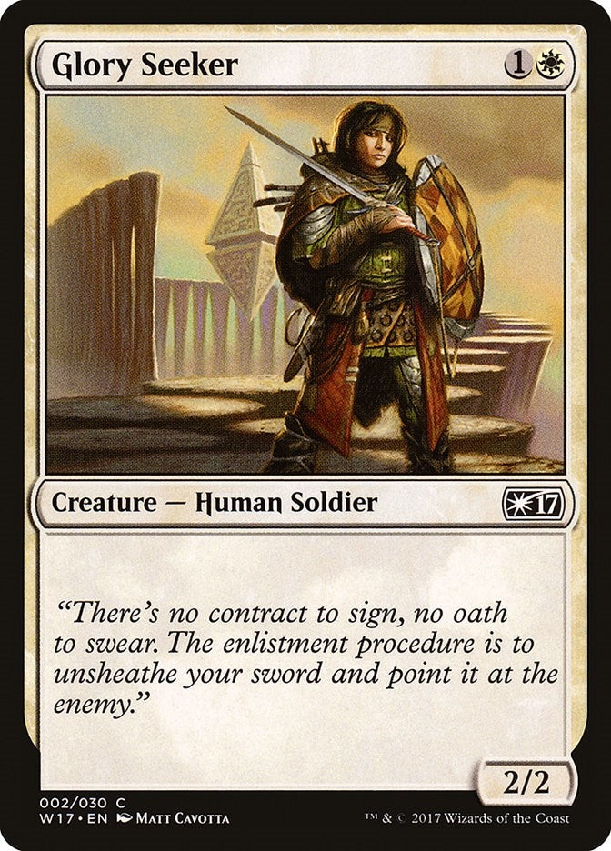Image for Glory Seeker (Welcome Deck 2017) (2) - Magic: The Gathering