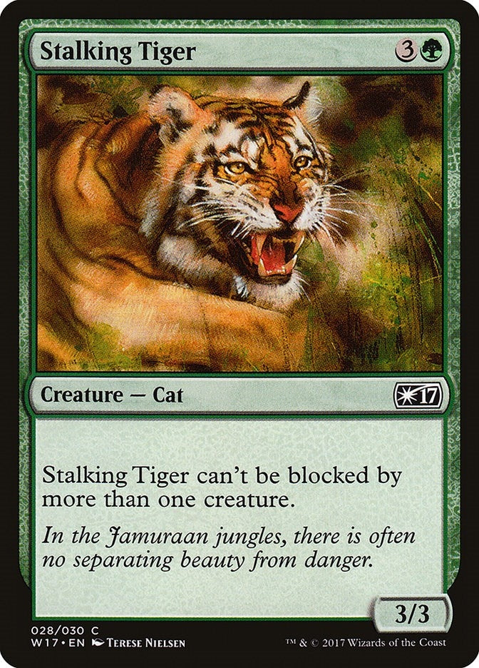 Image for Stalking Tiger (Welcome Deck 2017) (28) - Magic: The Gathering
