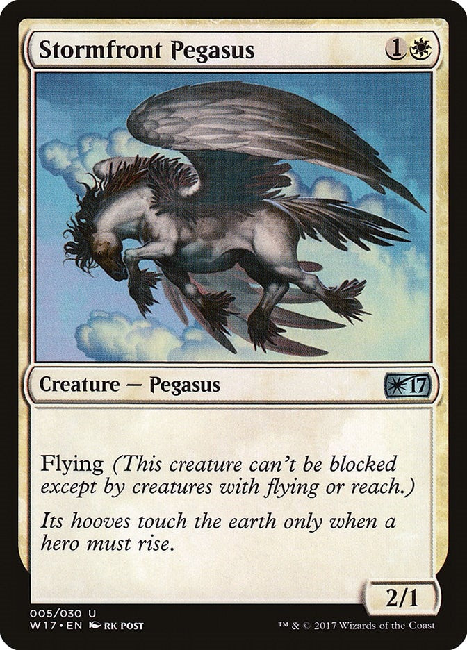 Image for Stormfront Pegasus (Welcome Deck 2017) (5) - Magic: The Gathering