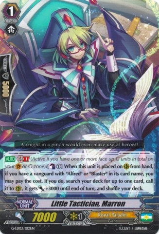 Image for Little Tactician, Marron (G-Legend Deck Vol.3: The Blaster) (G-LD03/012EN) - Cardfight Vanguard