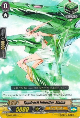 Image for Yggdrasil Inheritor, Elaine (G-Legend Deck Vol.3: The Blaster) (G-LD03/017EN) - Cardfight Vanguard