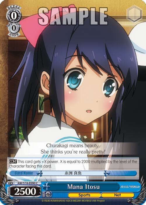 Image for Mana Itosu (Accel World) (AW/S18-E090 C) - Weiss Schwarz