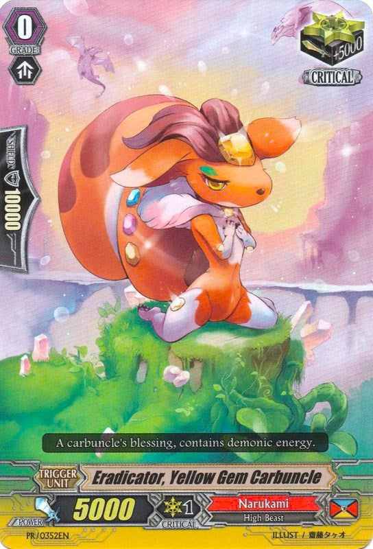 Image for Eradicator, Yellow Gem Carbuncle (Promo Cards) (PR/0352EN) - Cardfight Vanguard