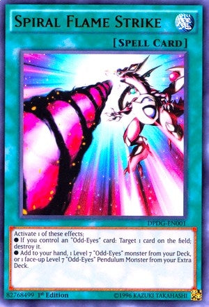 Image for Spiral Flame Strike (Duelist Pack: Dimensional Guardians) (DPDG-EN001) - YuGiOh