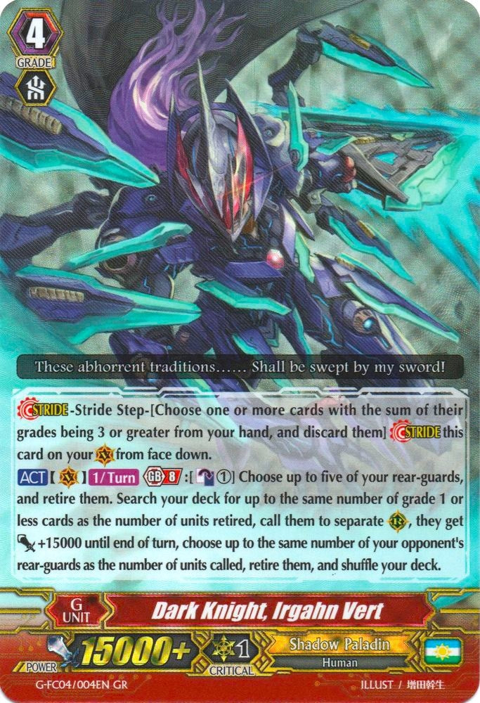 Image for Dark Knight, Irgahn Vert (G-FC04: Fighters Collection 2017) (G-FC04/004EN) - Cardfight Vanguard