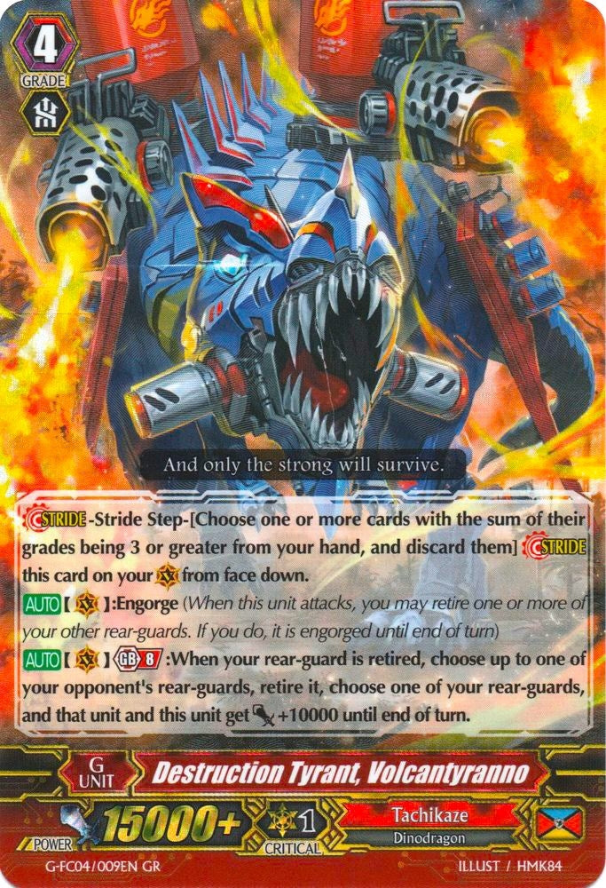 Image for Destruction Tyrant, Volcantyranno (G-FC04: Fighters Collection 2017) (G-FC04/009EN) - Cardfight Vanguard