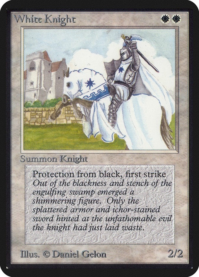 Image for White Knight (Alpha Edition) - Magic: The Gathering