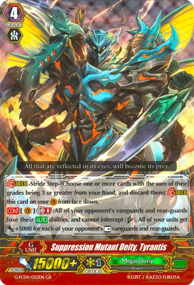 Image for Suppression Mutant Deity, Tyrantis (G-FC04: Fighters Collection 2017) (G-FC04/022EN) - Cardfight Vanguard