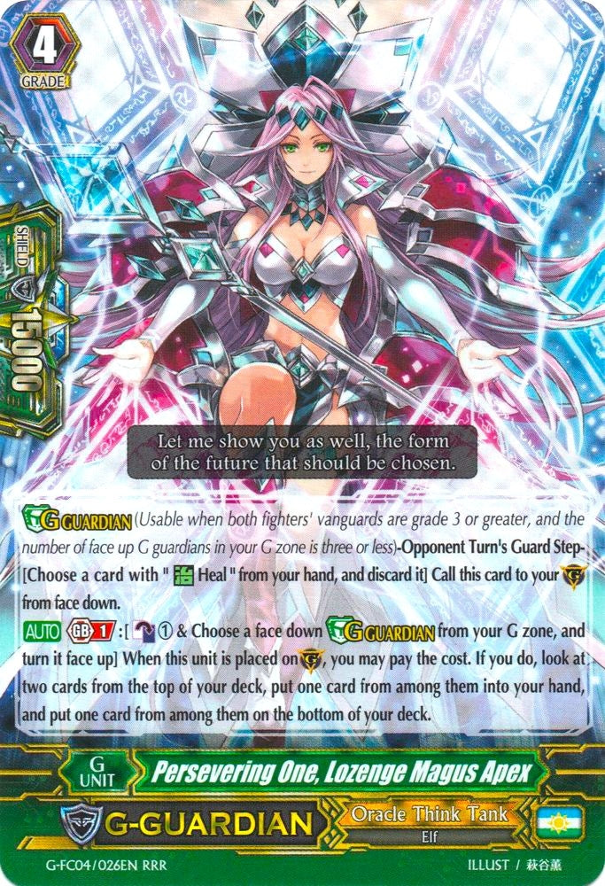 Image for Persevering One, Lozenge Magus Apex (G-FC04: Fighters Collection 2017) (G-FC04/026EN) - Cardfight Vanguard
